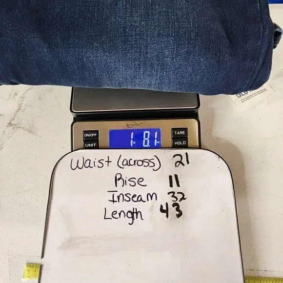 NEW Old Navy Mid Rise Kicker Boot Cut Jeans Dark Wash Womens Size 20 - Picture 8 of 8